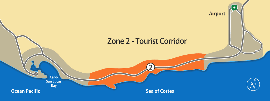 Zone 2 - Transportation to the Tourist Corridor area